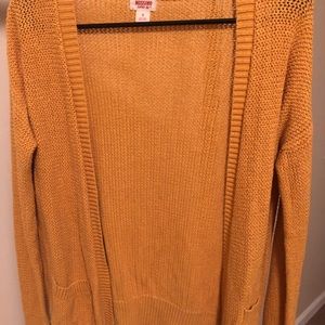 Mustard colored sweater